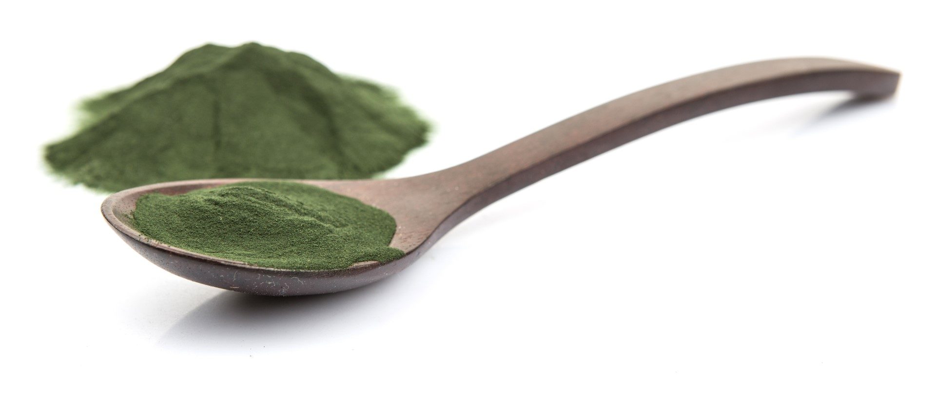 Spirulina poeder lepel