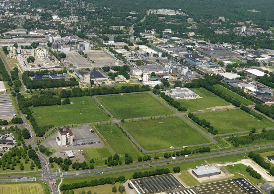 Emmtec Zuid AR vanuit Zuid-West bovenaanzicht