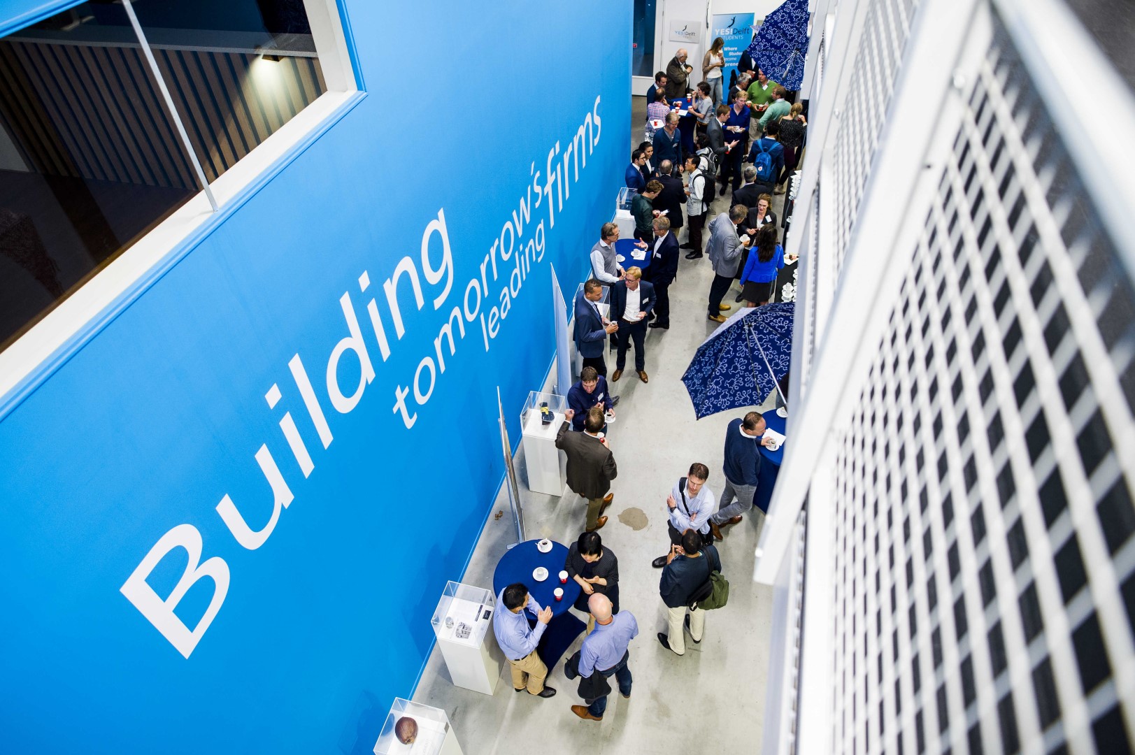 YES!Delft launchday building tomorrows small