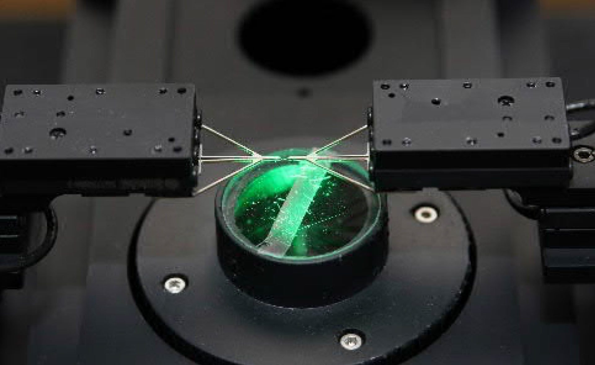 Microrobotica testen een vezel