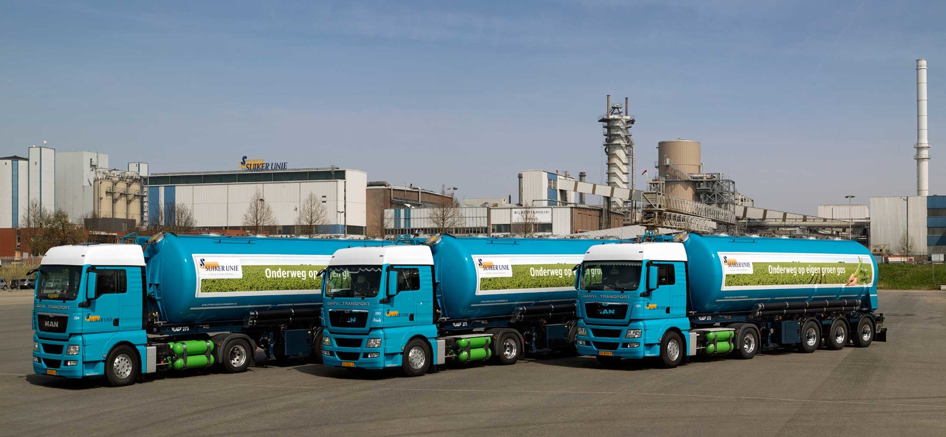 Bulkwagens van Suiker Unie