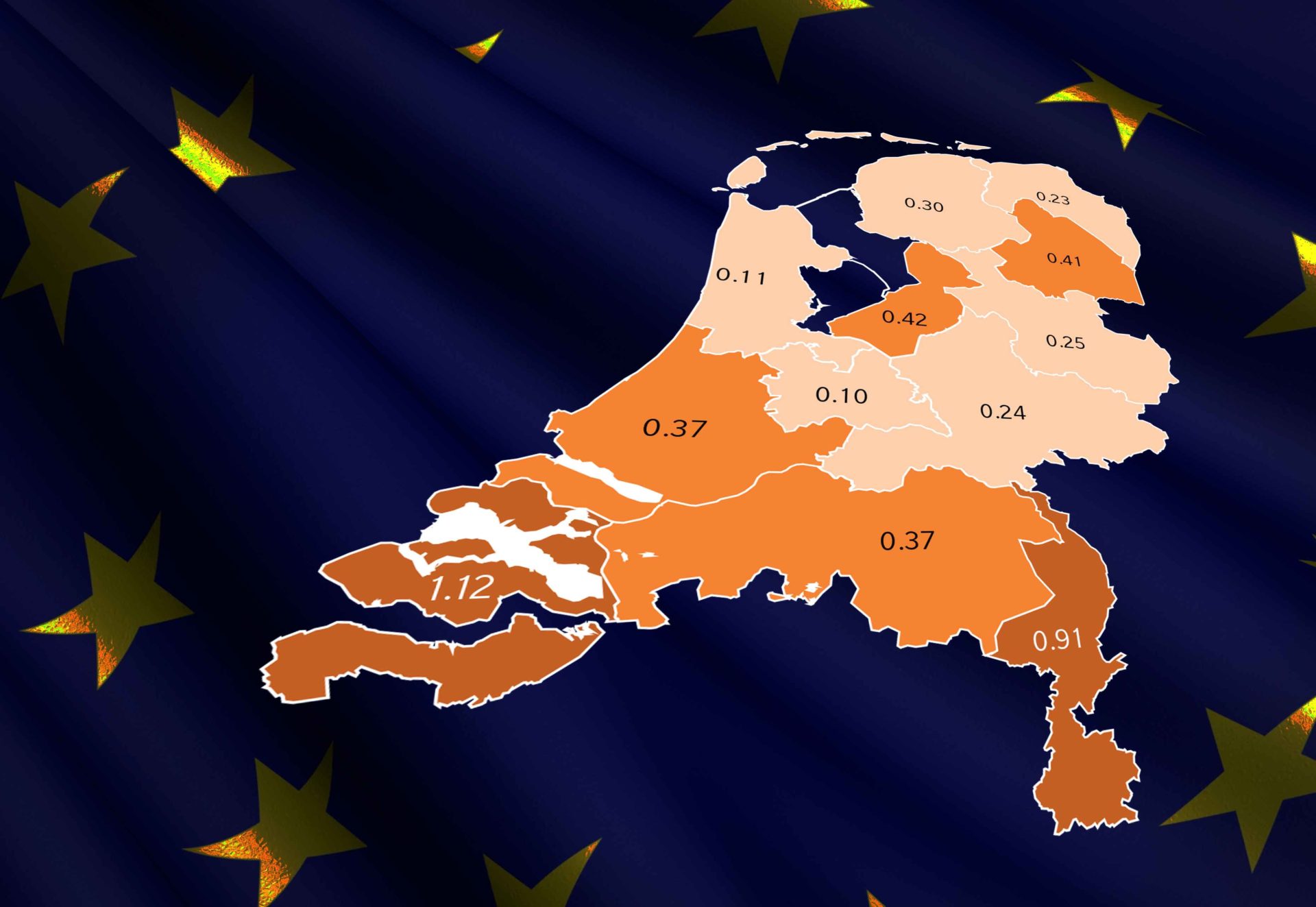 Gevolgen Brexit, kaart Oliver Wyman