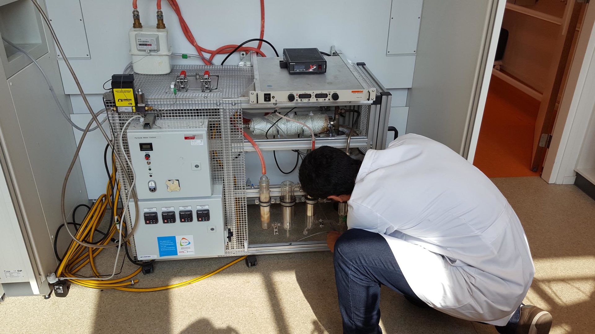 Pyrolyse-unit bij Avans