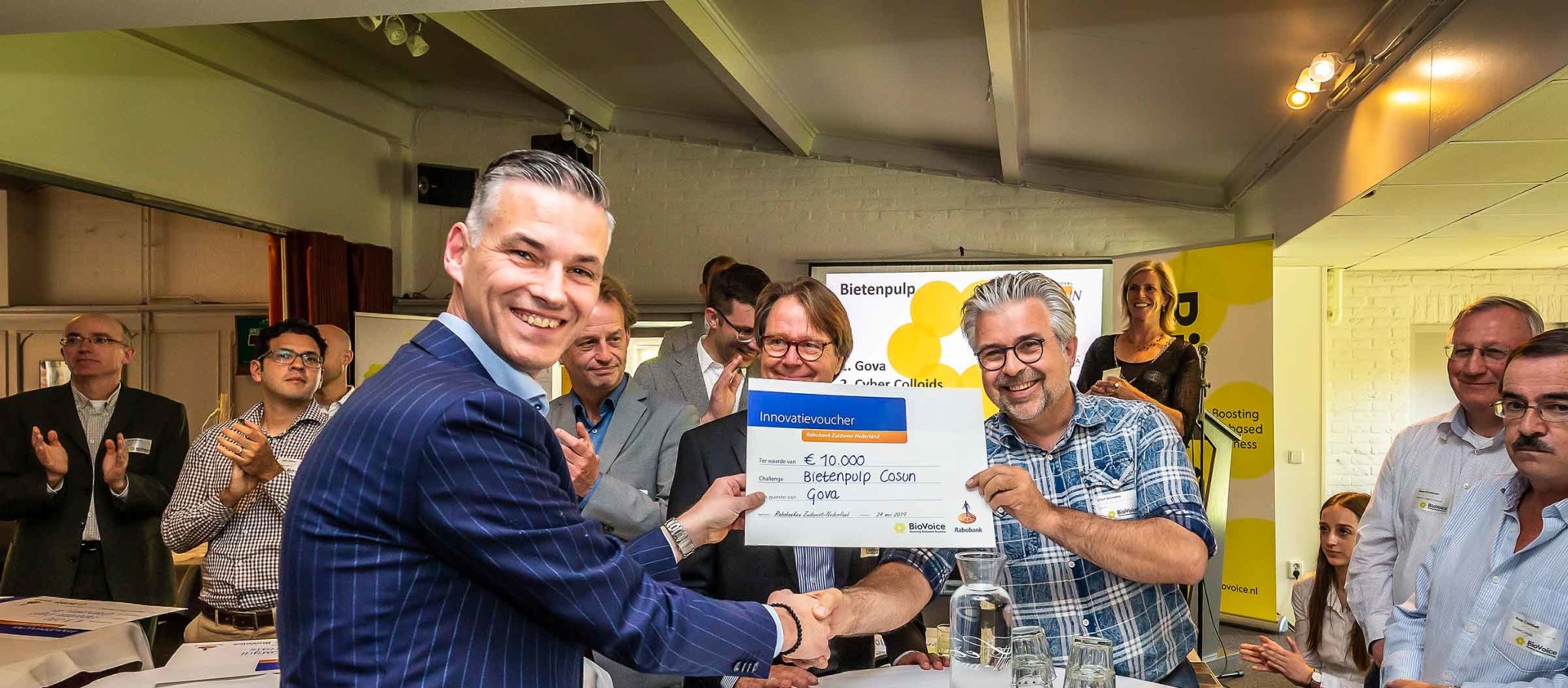 BioVoice uitreiking vouchers