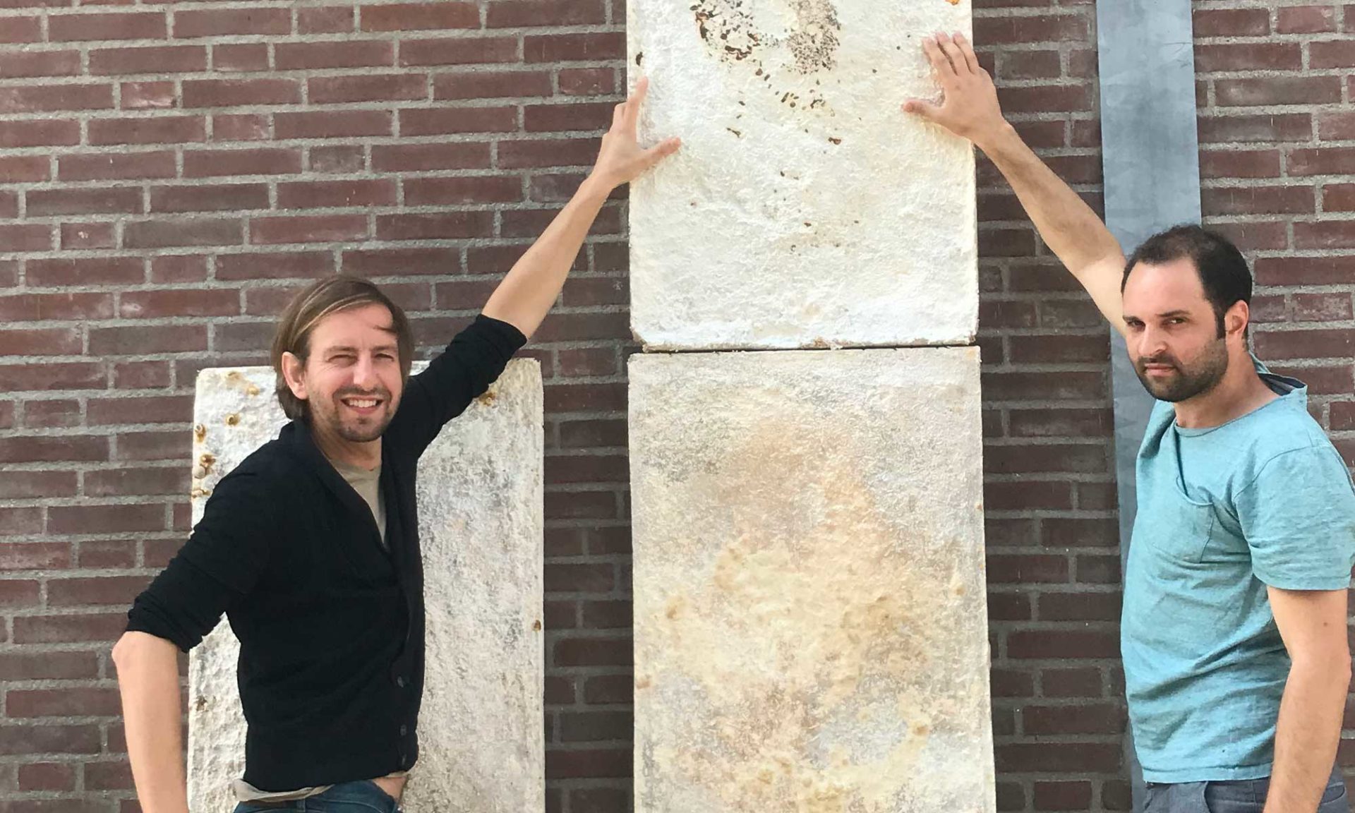 Vlnr. Eric Klarenbeek en Pascal Leboucq