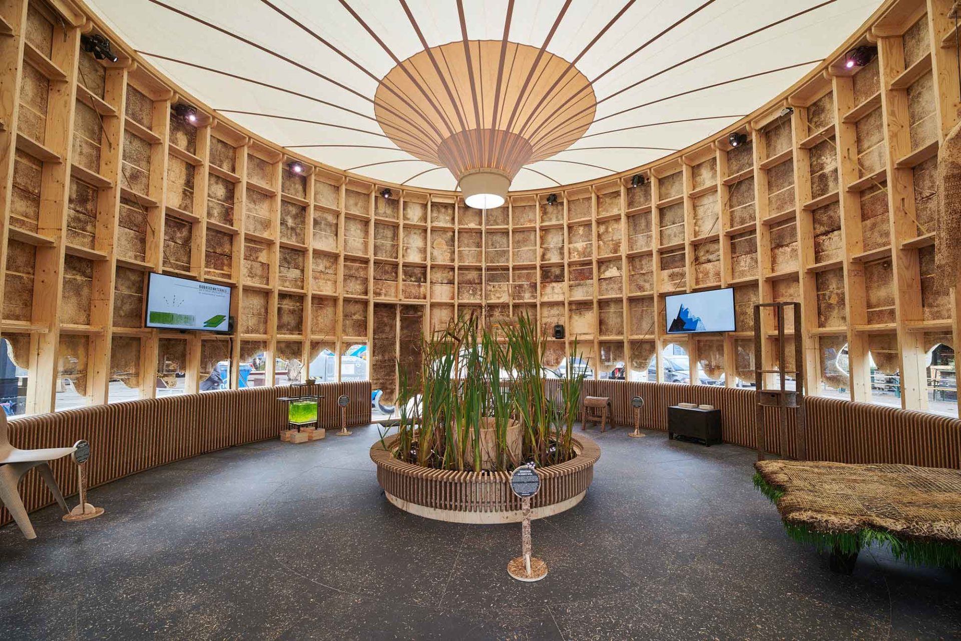 Interieur The Growing Pavilion