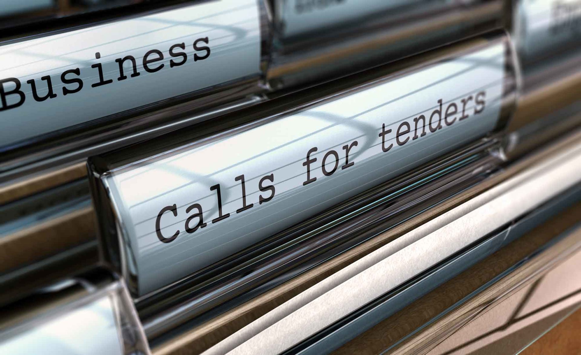 Map met aanbestedingen