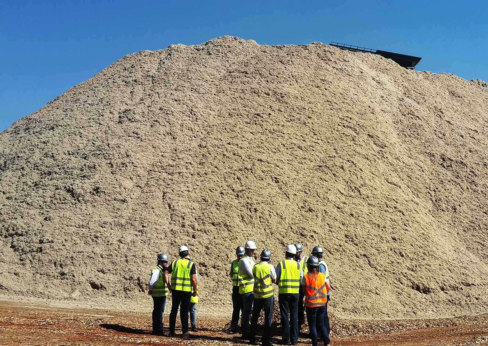 Bagasse, restproduct van de suikerrietteelt