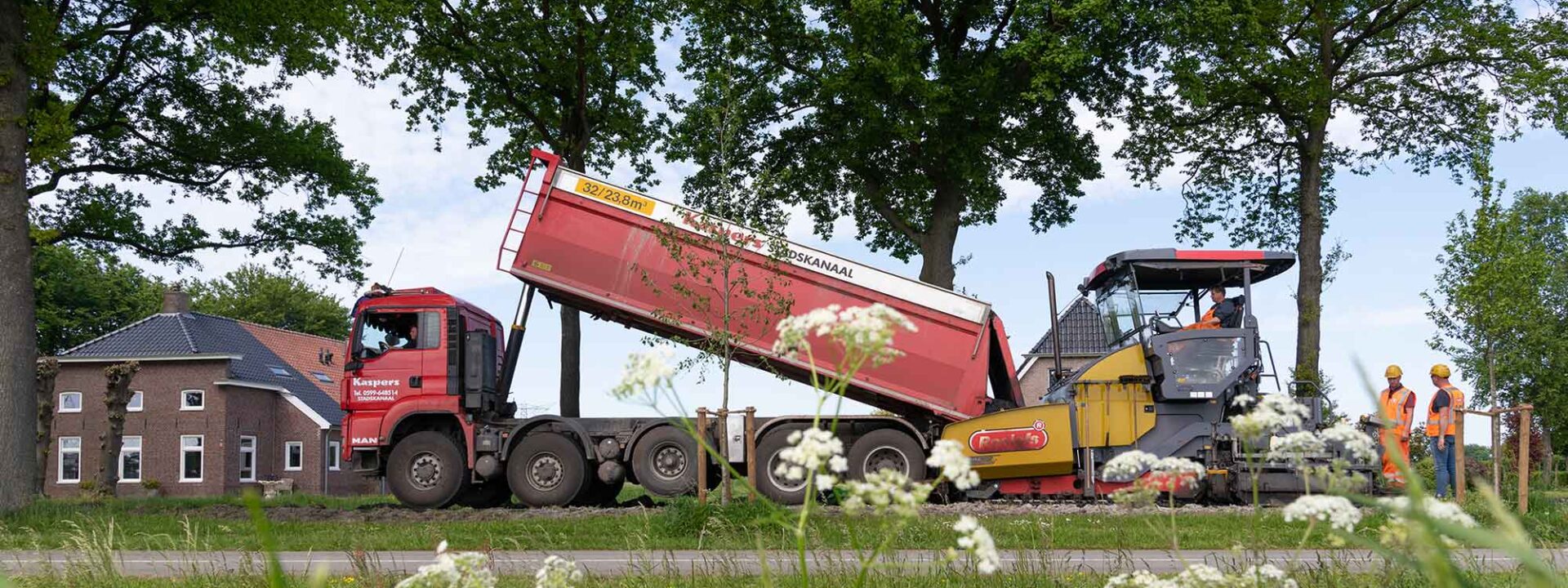 Aanleg proefweg van bio-asfalt met lignine in Groningen