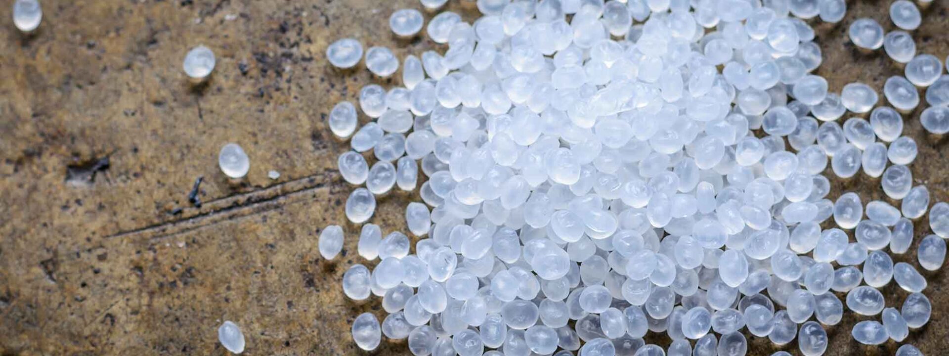 Gerecycled plastic granulaat