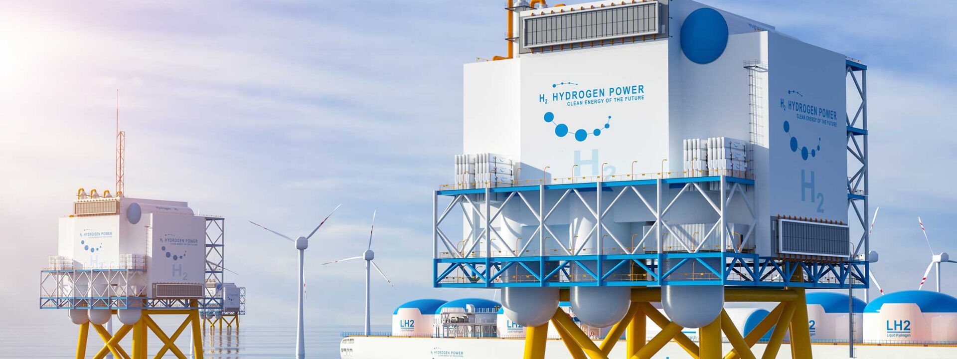 Waterstofproductie op zee