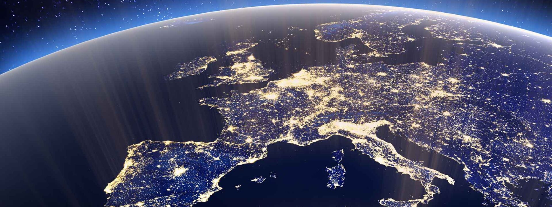 Europa vanuit de ruimte