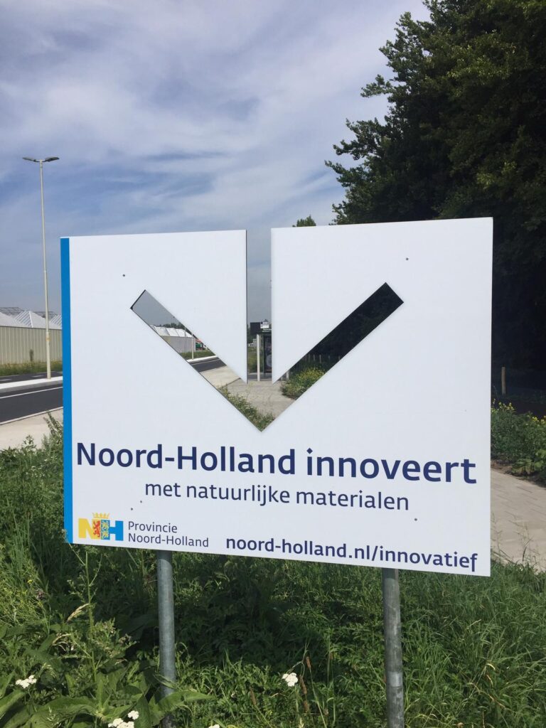 Biobased reclamebord
