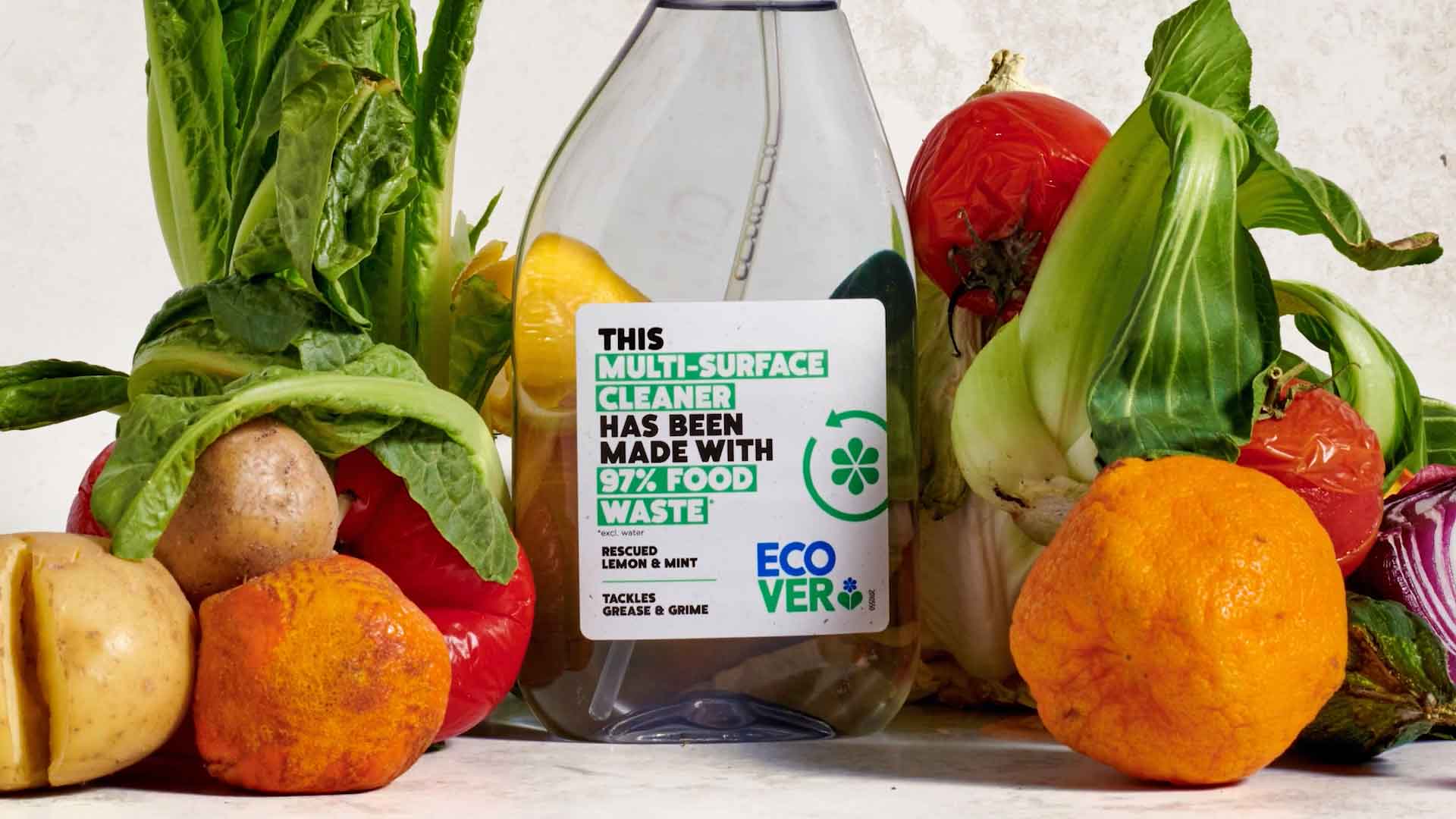 Ecover schoonmaakmiddelen van voedselafval