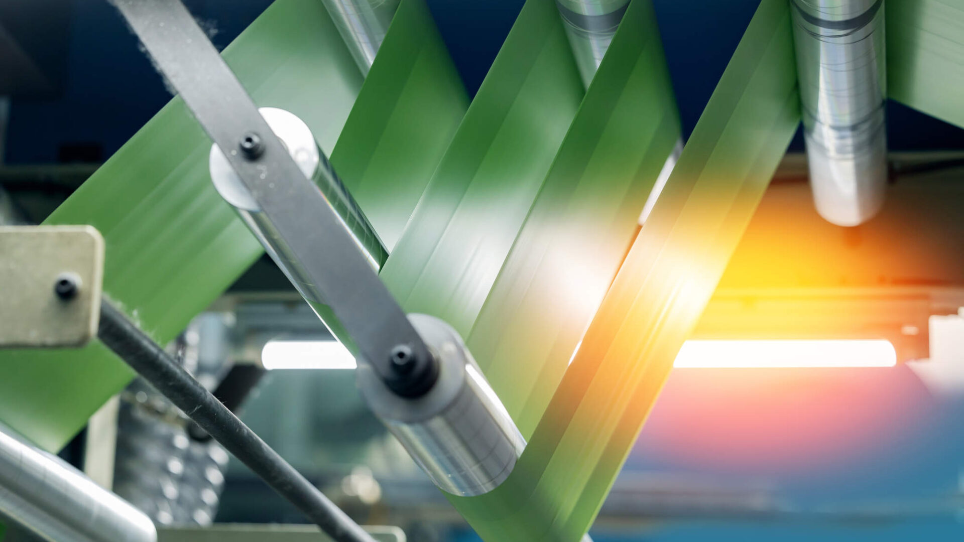 Productie van plastic folie