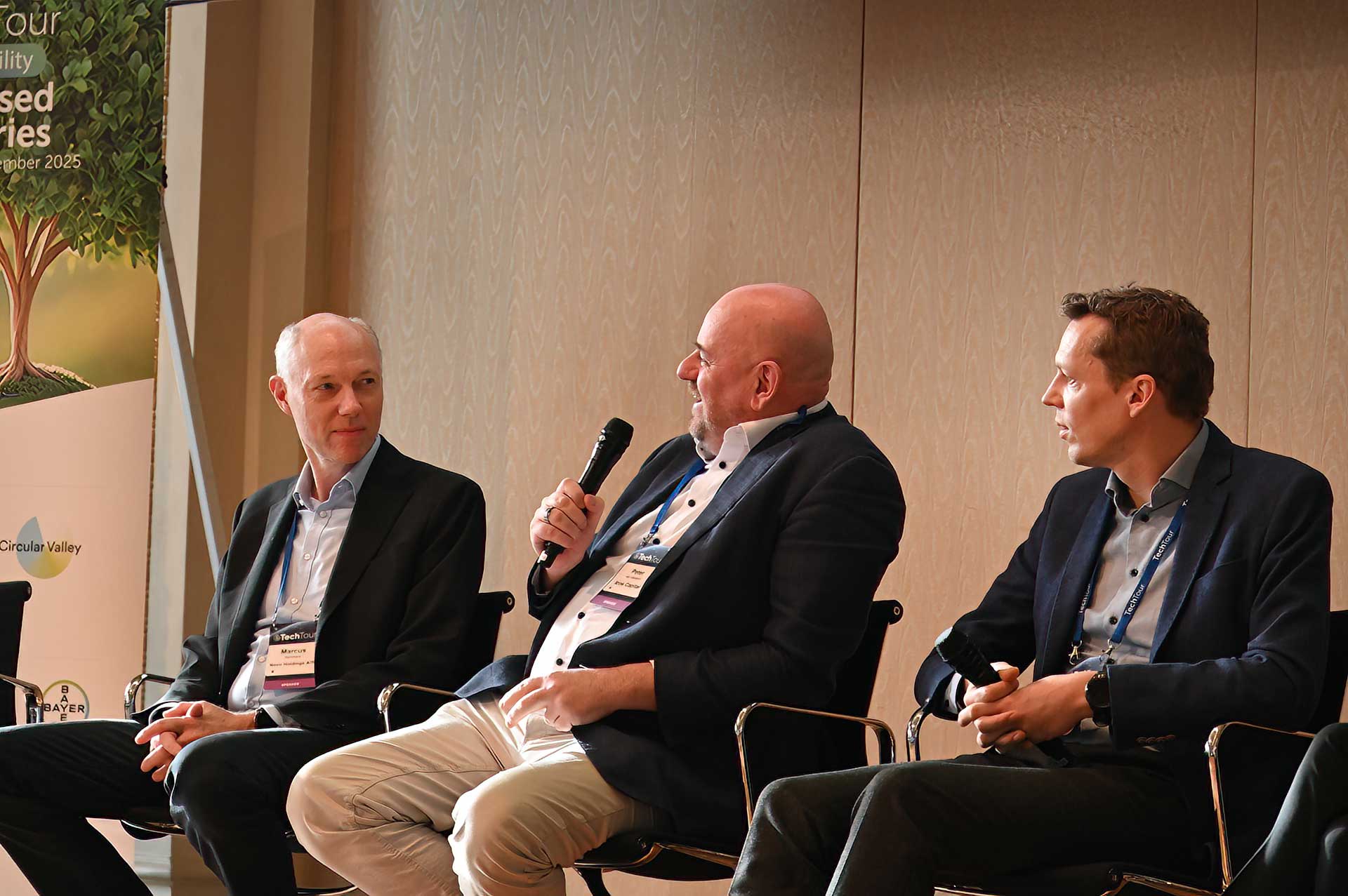 Vlnr. Marcus Remmers, Peter van Gelderen, Wouter van der Putten